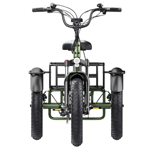 Vélo électrique Hidoes HD-ET1 avec porte-bagages arrière, tricycle électrique Vélo électrique Hidoes HD-ET1 avec porte-bagages arrière, tricycle électrique